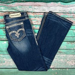Rock Revival Signy Mid Rise Boot Cut Jeans